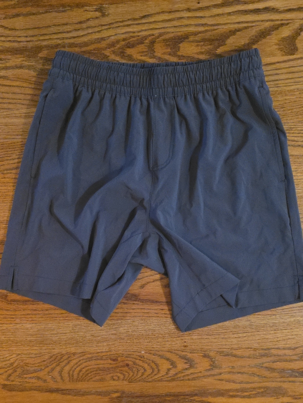 Men's Elastic Waist Charcoal Shorts